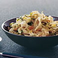 Fettuccine with Brussels Sprouts and Pine Nuts