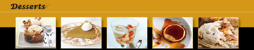 Corwell's Seafood Dining - Desserts Menu